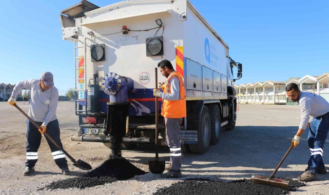 Serik Çandır Toptancı Hali'nde yenileme çalışmaları