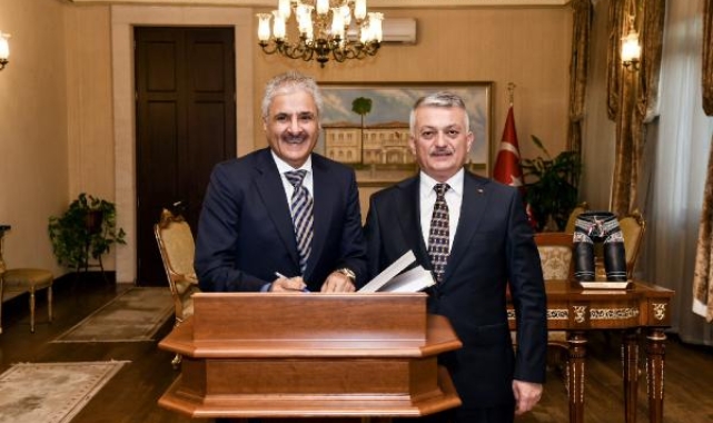 Vali Yazıcı, Kuveyt Büyükelçisi Alenzi'yi kabul etti