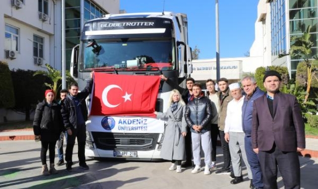 Akdeniz Üniversitesi'nden deprem bölgesine yardım eli