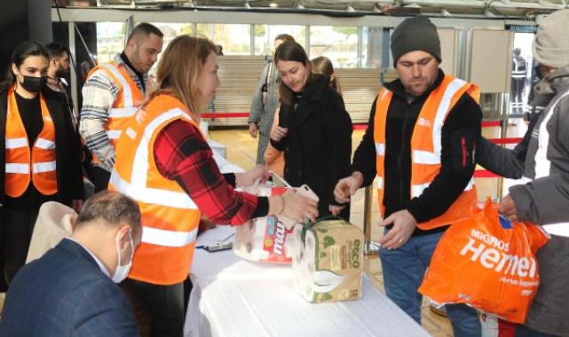 Antalya'da depremzedeler için yardım kampanyası