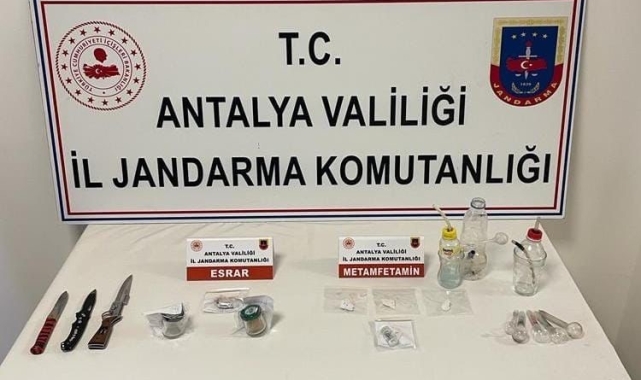 Antalya'da jandarmadan uyuşturucu operasyonu: 11 şüpheli yakalandı