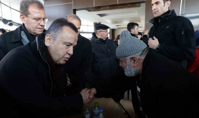 Başkan Böcek ikinci kez deprem bölgesinde