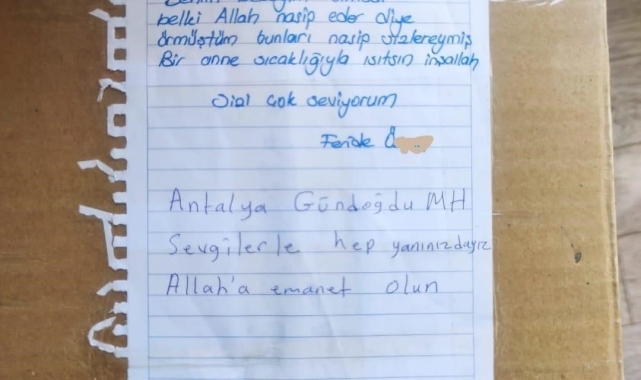 Bebeği olmayan kadından duygulandıran bağış