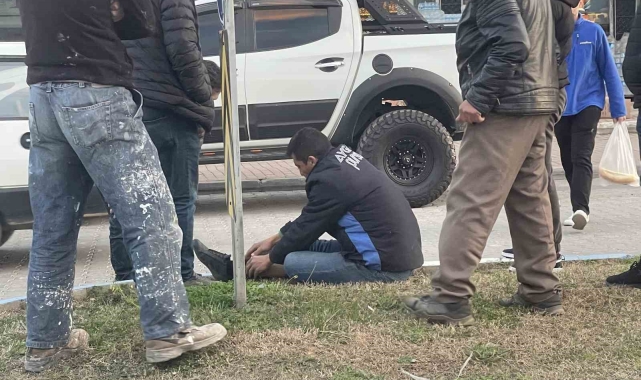 Gazipaşa'da otomobille motosiklet çarpıştı: 1 yaralı