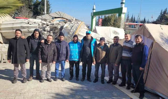 Gazipaşa'dan deprem bölgesine giden din görevlileri çalışmalarına devam ediyor