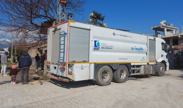 Hatay'ın mahalleleri suya kavuşuyor