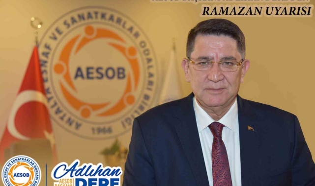 Adlıhan Dere'den ramazan öncesi merdiven altı uyarısı