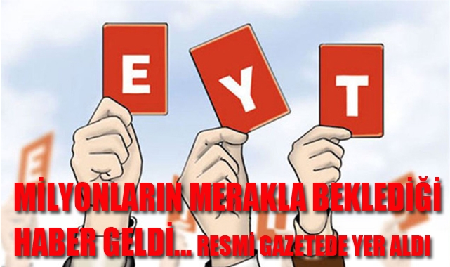 Milyonların merakla beklediği haber geldi