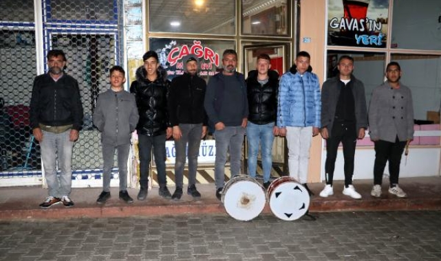 Motorize davulcuların mesaisi başladı