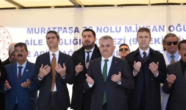 Muratpaşa Yüksekalan'da yapılacak sağlık merkezinin temeli atıldı