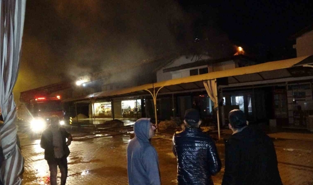 Turizm bölgesinde yangın, geceyi gündüze çevirdi !