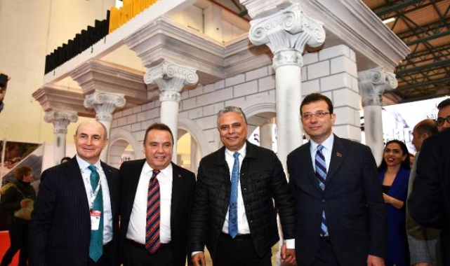 Başkan Uysal, EMITT'de Kaleiçi'ni tanıttı 