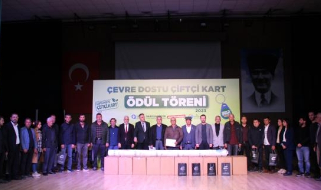 Çevre dostu çiftçiler ödüllerini aldı