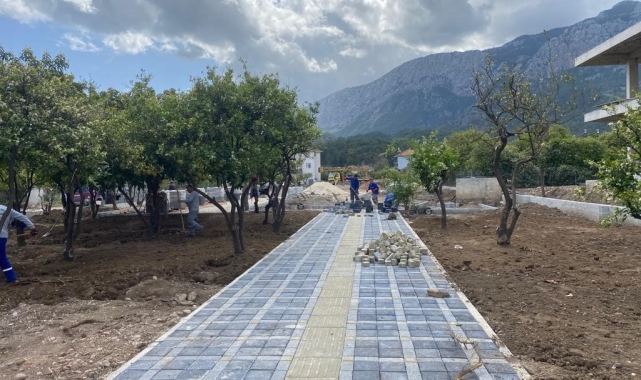Kemer'e yeni parklar kazandırılıyor