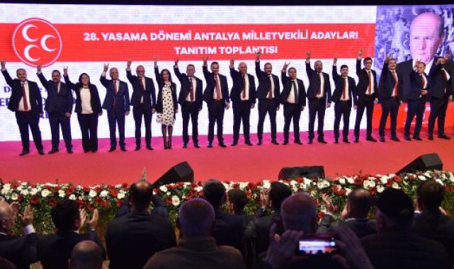 MHP Antalya milletvekili adayları tanıtıldı