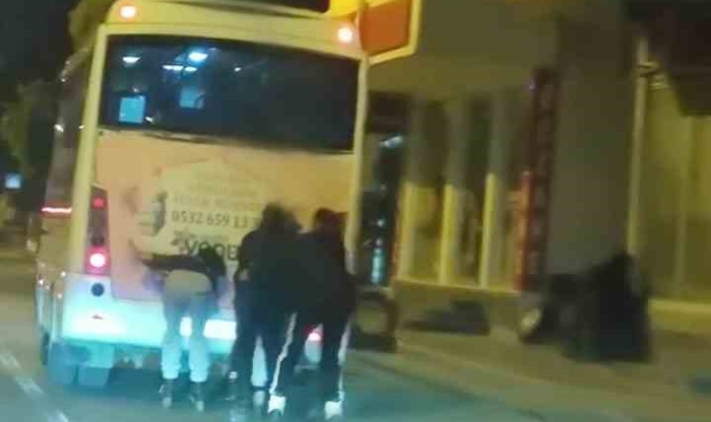 Patenli gençlerin tehlikeli yolculuğu yürek hoplattı 