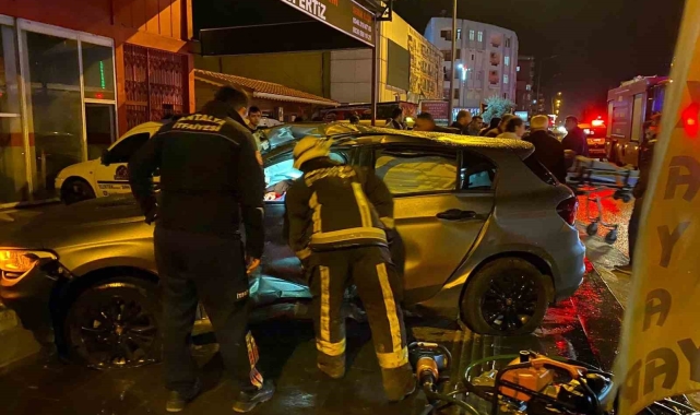 Serik'te etraf savaş alanına döndü: 4 yaralı