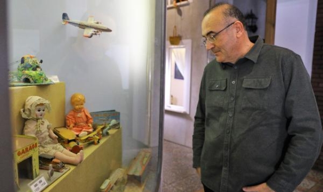 Sunay Akın, büyük emek verdiği Oyuncak Müzesi'nde 