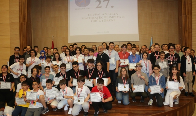 27. Ulusal Antalya Matematik Olimpiyatları sonuçları açıklandı