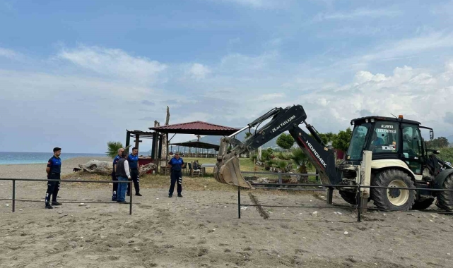 Alanya Belediyesi kaçak yapılarla mücadelesini sürdürüyor