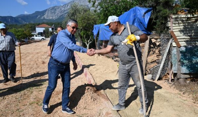 Başkan Topaloğlu Kuzdere'de