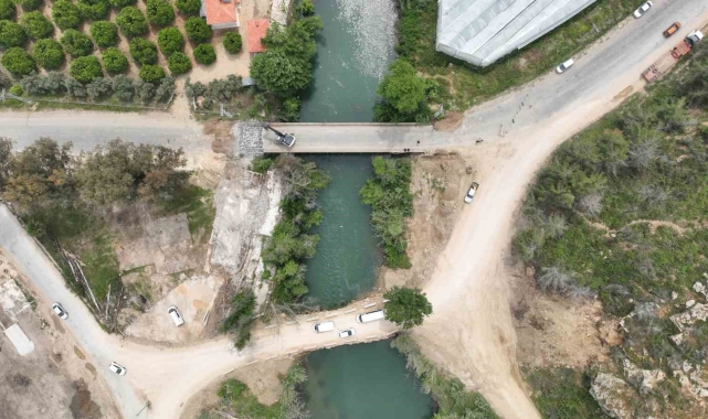 Büyükşehir Belediyesi Naras Köprüsü'nü yeniliyor