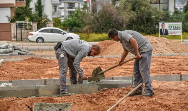 Kepez'den Aydoğmuş'a 25 bin metrekare yeşil alan