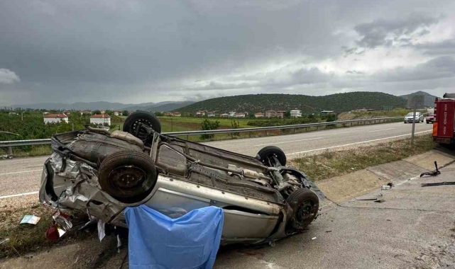 Korkuteli'nde trafik kazası: 1 ölü