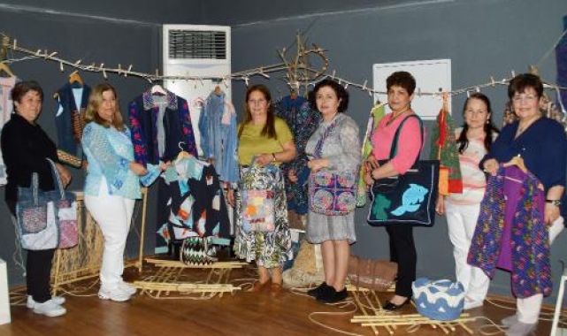 Kursiyerlerden, "İpin ve Kumaşın Sanat Yolculuğu' sergisi
