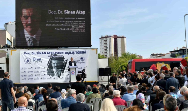 Muratpaşa'da Doç. Dr. Sinan Ateş Parkı açıldı