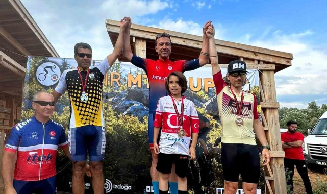 Antalyaspor dağ bisikletinde birinci