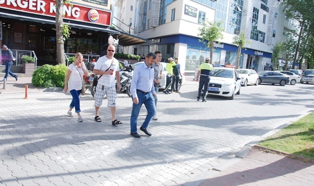 Gazipaşa'da kask uygulaması yapıldı