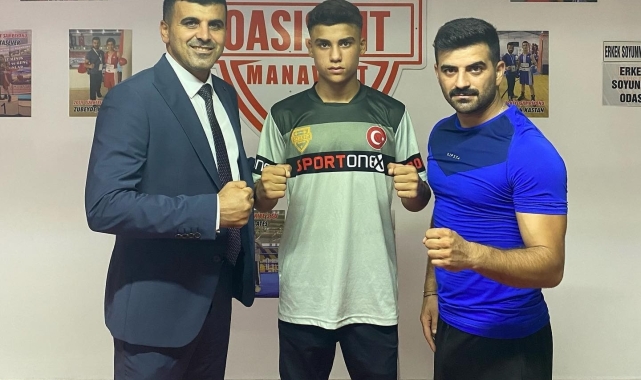 Manavgatlı boksör verdiği sözü tuttu