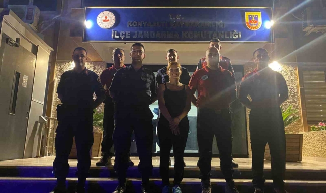 Antalya'da antik kentte mahsur kalan şahıs kurtarıldı