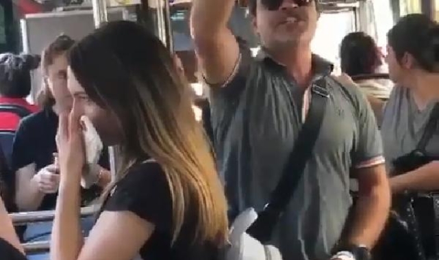 Antalya'da halk otobüsünde klima tartışması