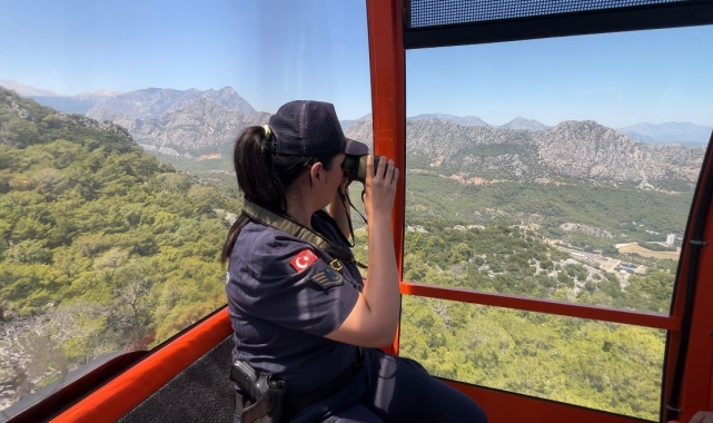 Antalya'da jandarma orman denetimlerini sıklaştırdı !
