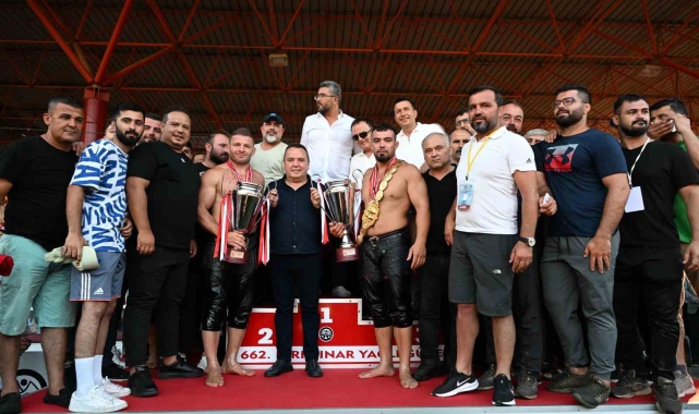 Kırkpınar'da, Antalya Büyükşehir fırtınası esti