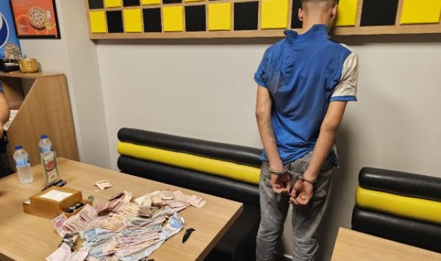 Pizzacıdan 18 bin lira çaldı !