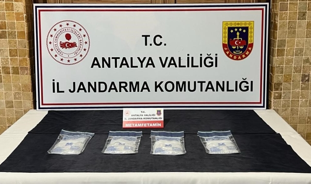 Antalya'da jandarmadan uyuşturucu operasyonu: 1 gözaltı