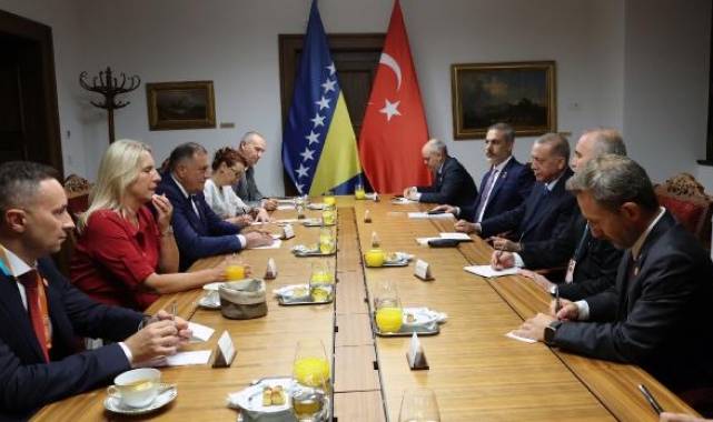 Cumhurbaşkanı Erdoğan, Bosna Hersek heyetini kabul etti