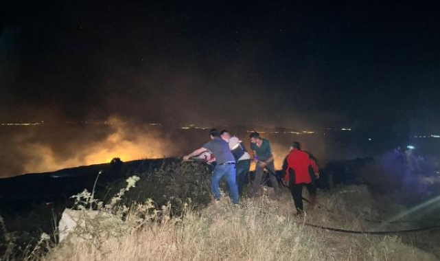 Marmara Adası'nda maki yangını