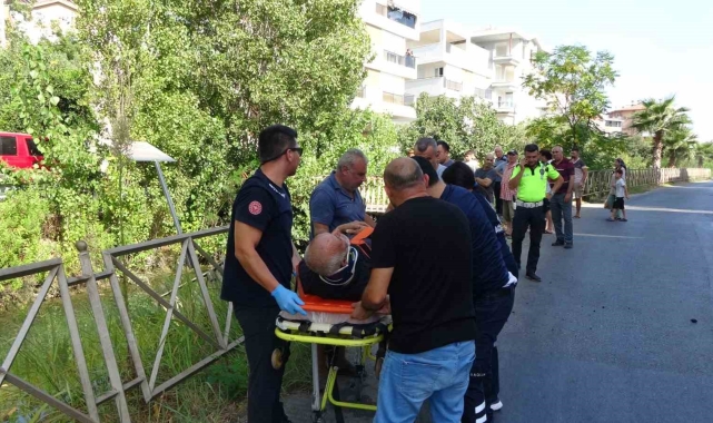 Direksiyonda uyudu, sulama kanalına uçtu 