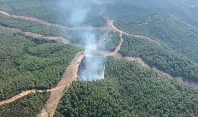 İzmir'de orman yangını