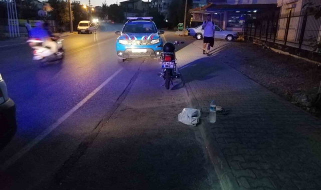 Manavgat'ta motosiklet kazası: 1 yaralı