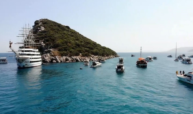 Oruç Reis'in hikayesinin başladığı ada, bugün turistlerin cazibe noktası oldu