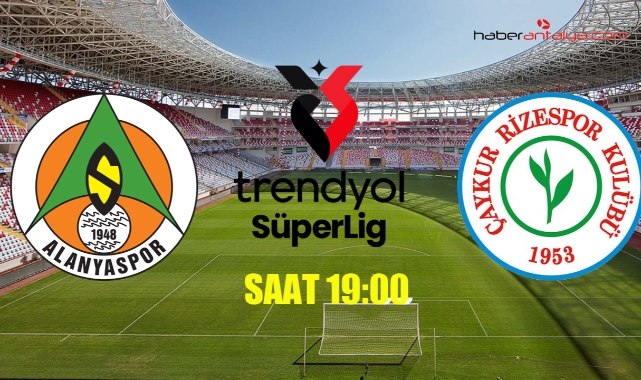 Alanyaspor, Süper Lig'in 7. haftasında Çaykur Rizespor'u konuk edecek.