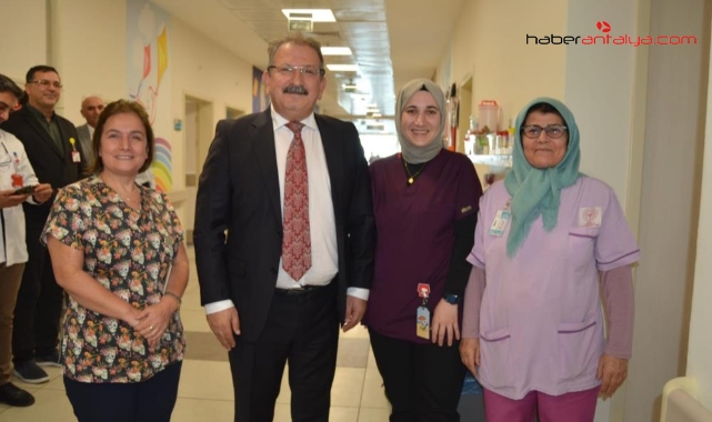 Antalya İl Sağlık Müdürü Prof. Dr. Behzat Özkan, Alanya'da