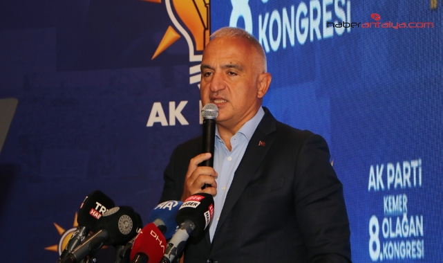 Bakan Ersoy: Antalya turist sayısında 15,3 milyonu geçti