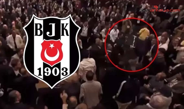 Beşiktaş kongresinde kavga çıktı, 