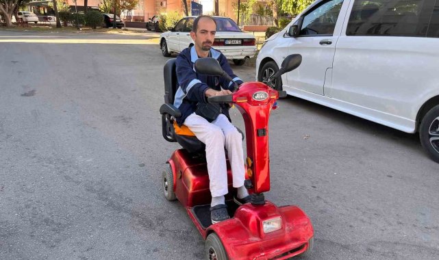 Hataylı engelli depremzedenin akülü araba hayali dolandırıcı ile son buldu